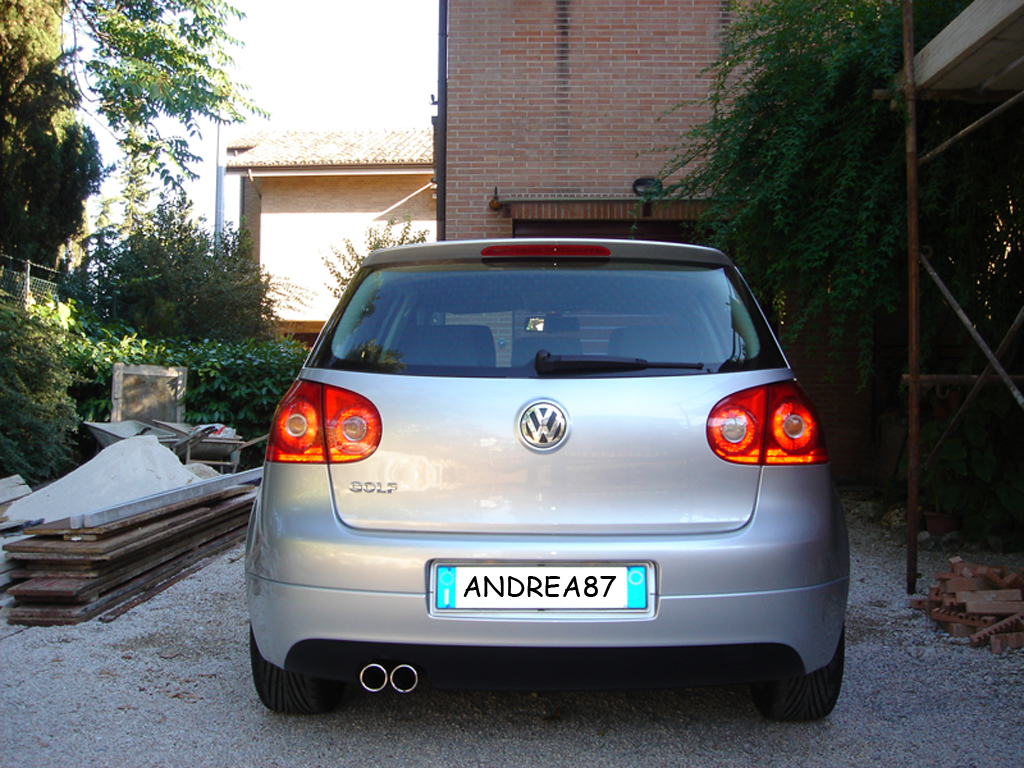 Paraurti posteriore Gti in tinta
