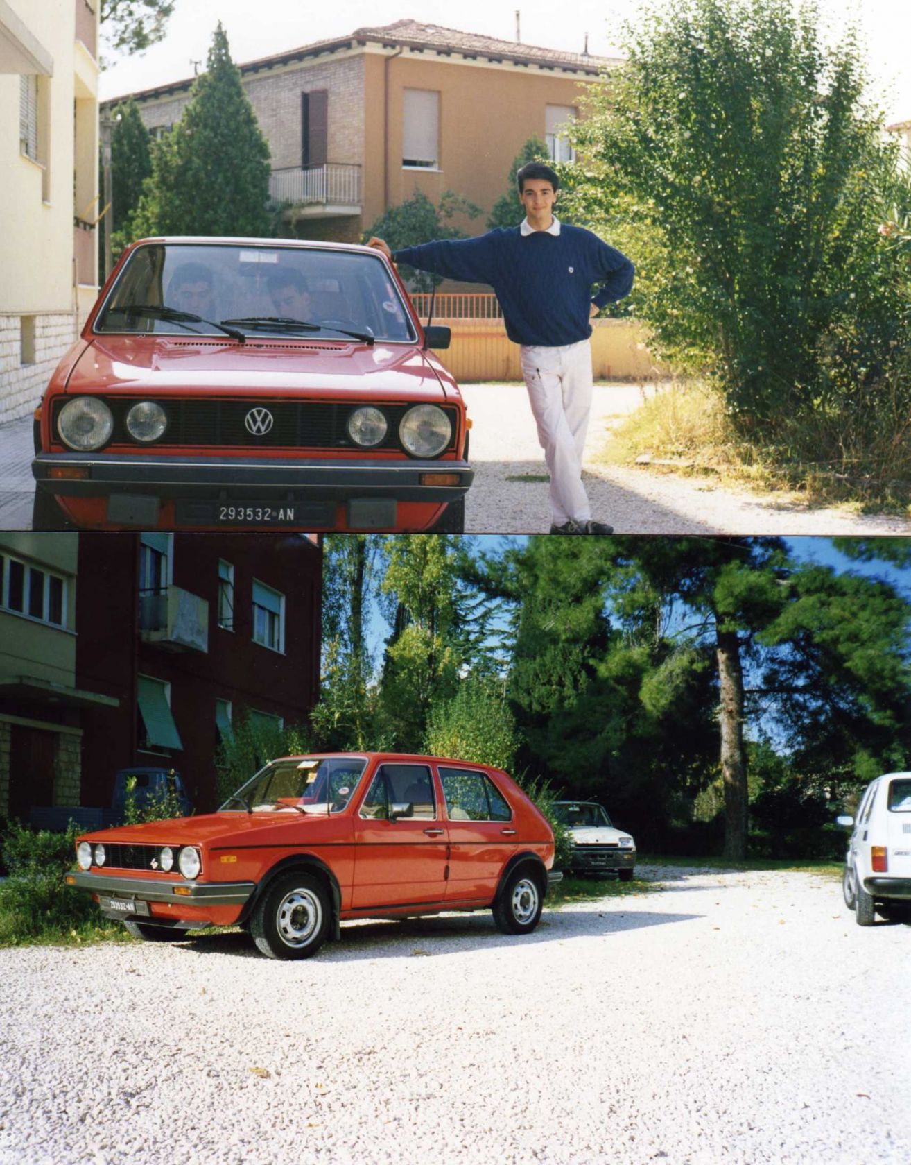 img014
Io e la mia prima auto!
Era il 1985 e l'auto era del mio babbo 
già da 5 anni: Golf 1.100 GL A METANO!!!
E una caterva di modifiche e accessori 
per farla assomigliare ad una GTI...eheh!
